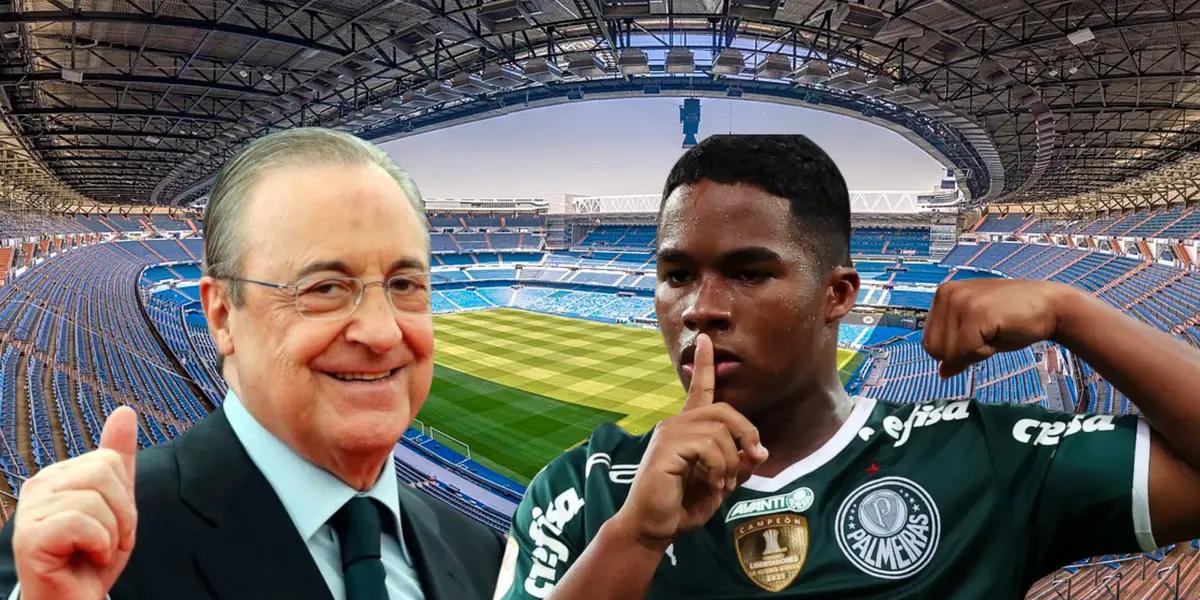 Florentino no se conforma con Endirck, la joya brasilera que quiere Real Madrid