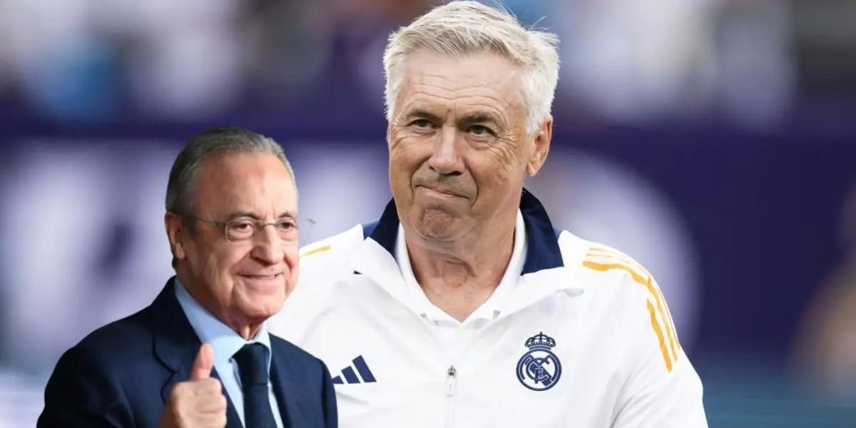 Florentino Pérez - Carlo Ancelotti (Foto: Real Madrid)