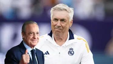 Florentino Pérez - Carlo Ancelotti (Foto: Real Madrid)