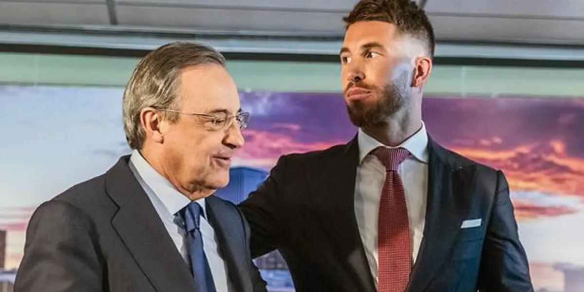 Florentino Pérez cree que la supuesta oferta del PSG es una maniobra de negociación de Ramos.