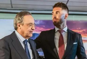 Florentino Pérez cree que la supuesta oferta del PSG es una maniobra de negociación de Ramos.