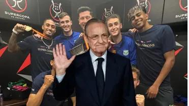Florentino Pérez - FC Barcelona (Foto: X)