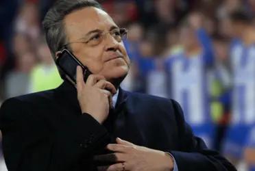Florentino Pérez lo piensa agregar a la estrategia de fichajes del Madrid en el próximo mercado