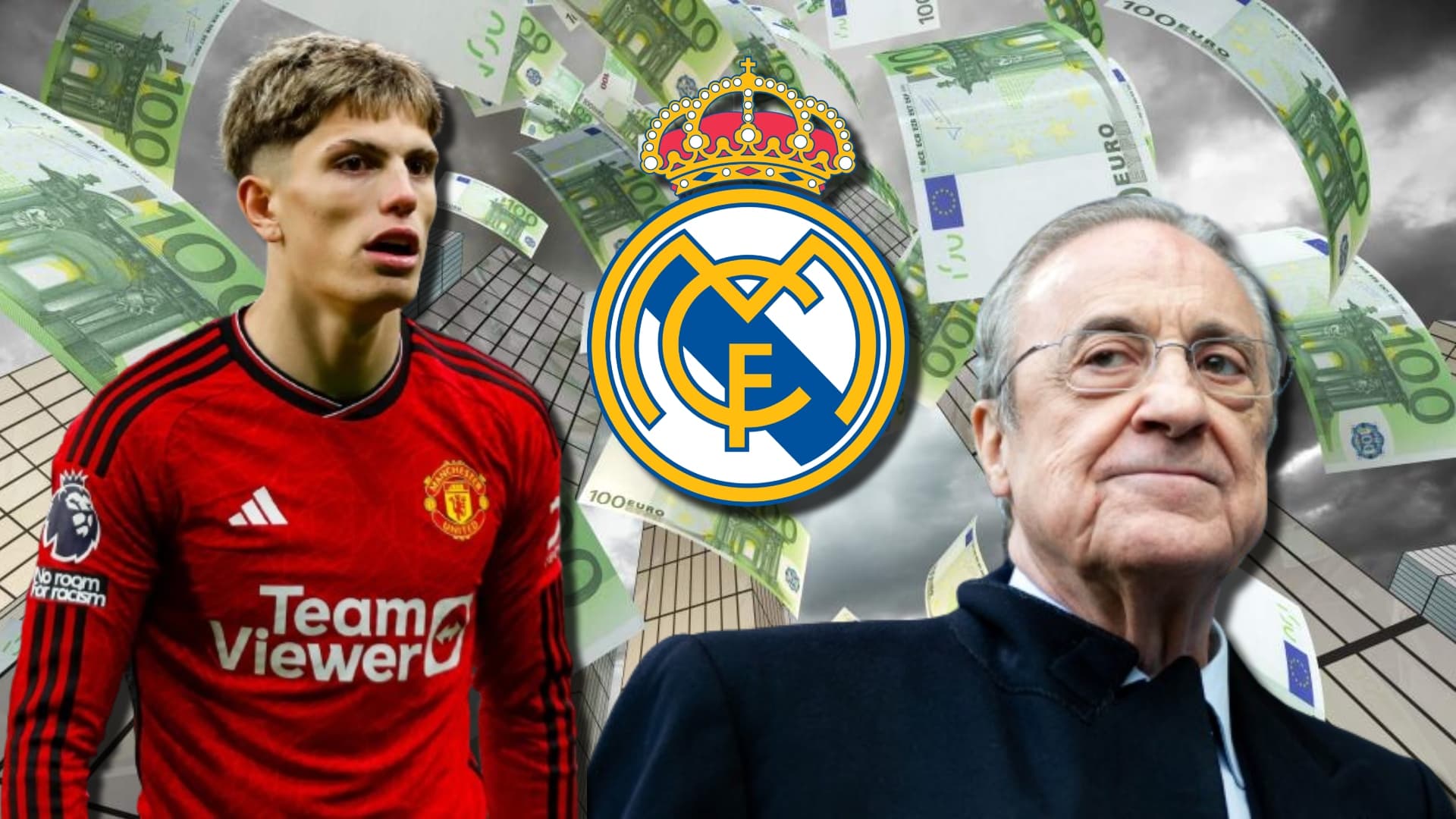 Florentino Pérez lo quiere pero esto debe pagar el Madrid al United por Garnacho