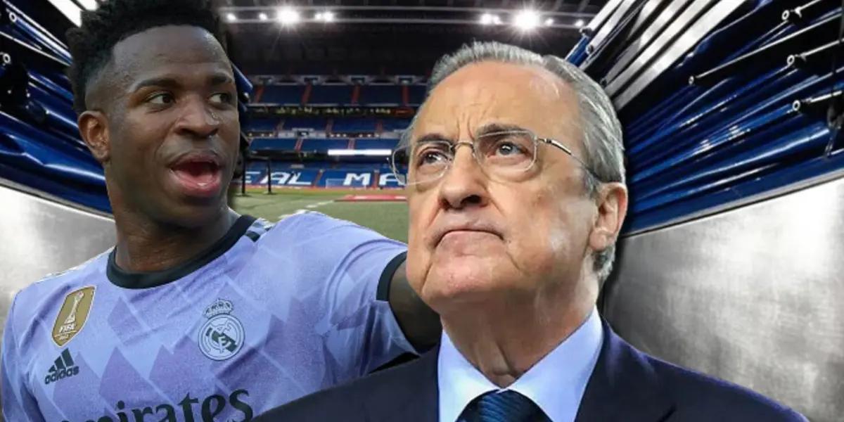 Florentino Pérez parece que está cansándose de los berrinches de Vinicius Junior