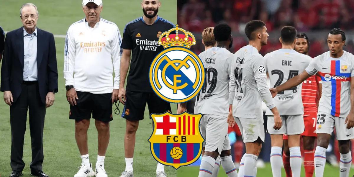 Florentino Pérez quiere tres futbolistas de élite mundial para terminar de arruinar al Barcelona.