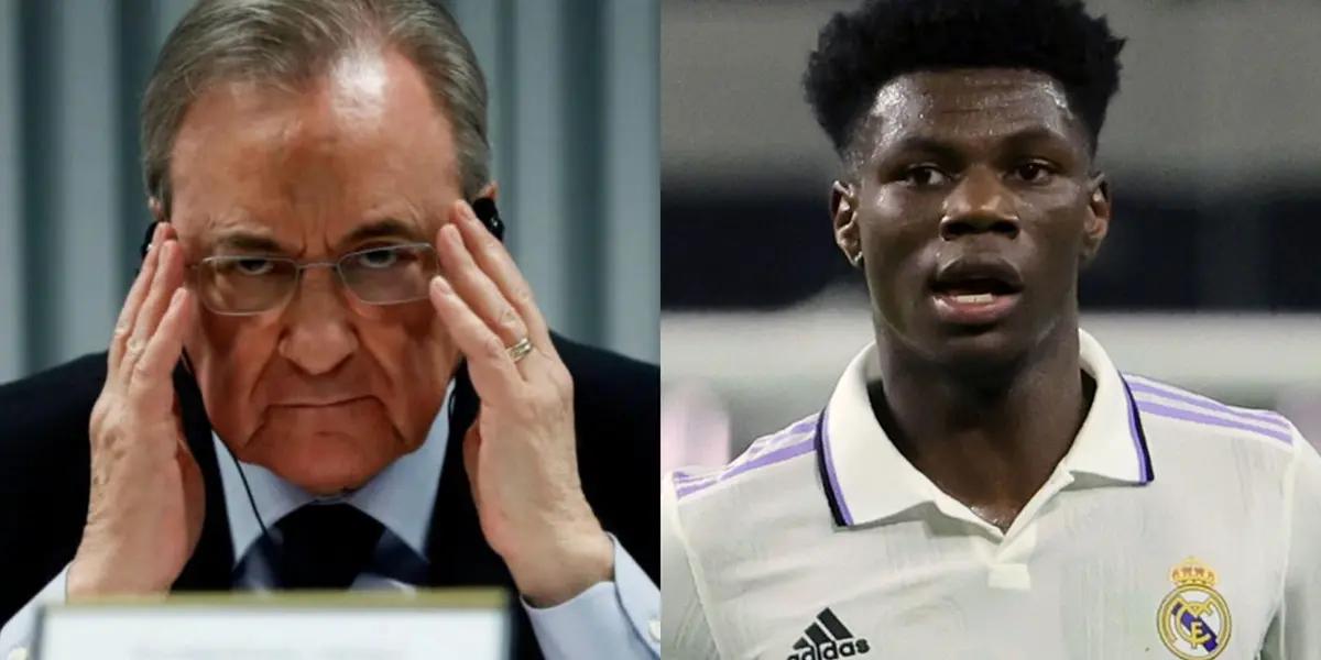 Florentino Pérez no se quedó de brazos cruzados al ver que Aurélien Tchouaméni no estaba comprometido con el objetivo del Real Madrid