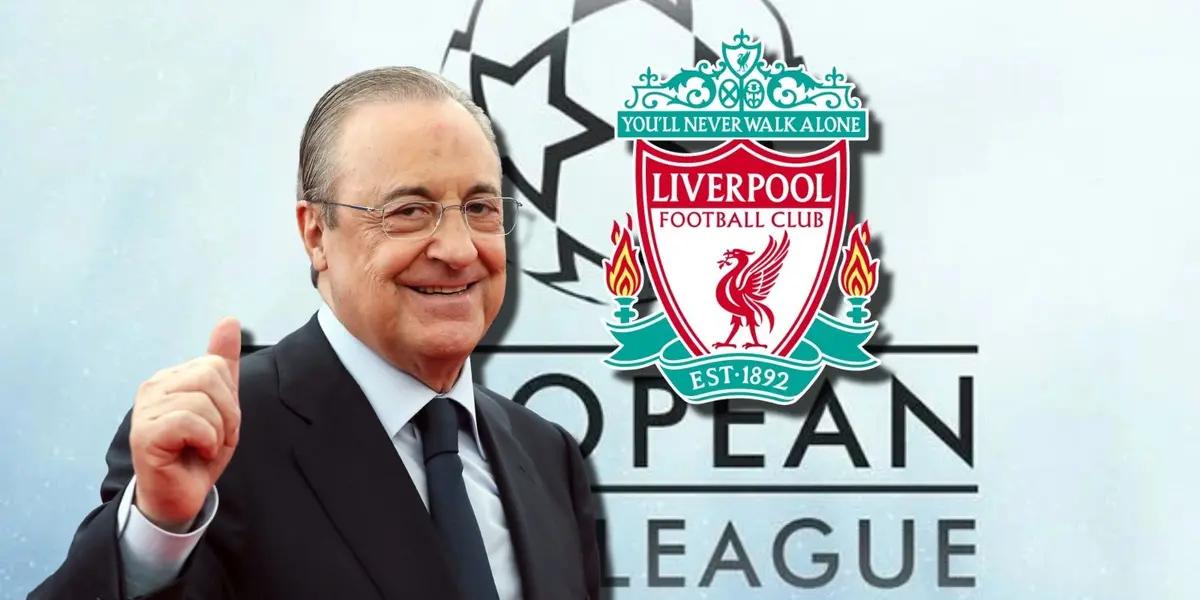 Florentino Pérez sigue avanzando y buscando nuevos clubes que se unan a la Supeliga, Liverpool los rechazó pero no ha dado su última palabra