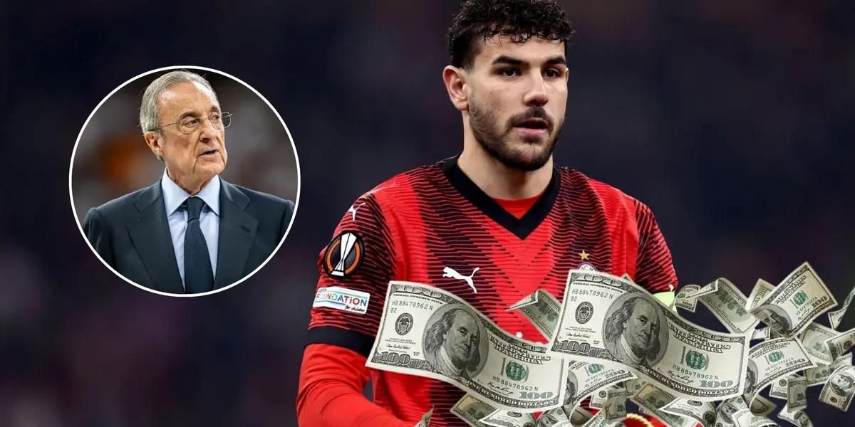 Florentino Pérez - Theo Hernández (Foto: X)