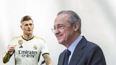 Florentino Pérez - Toni Kroos (Foto: Real Madrid)
