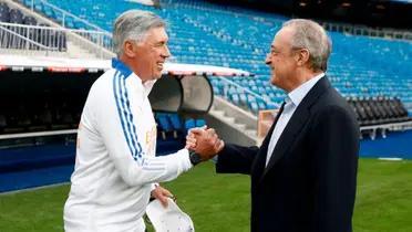 Florentino Pérez y Carlo Ancelotti