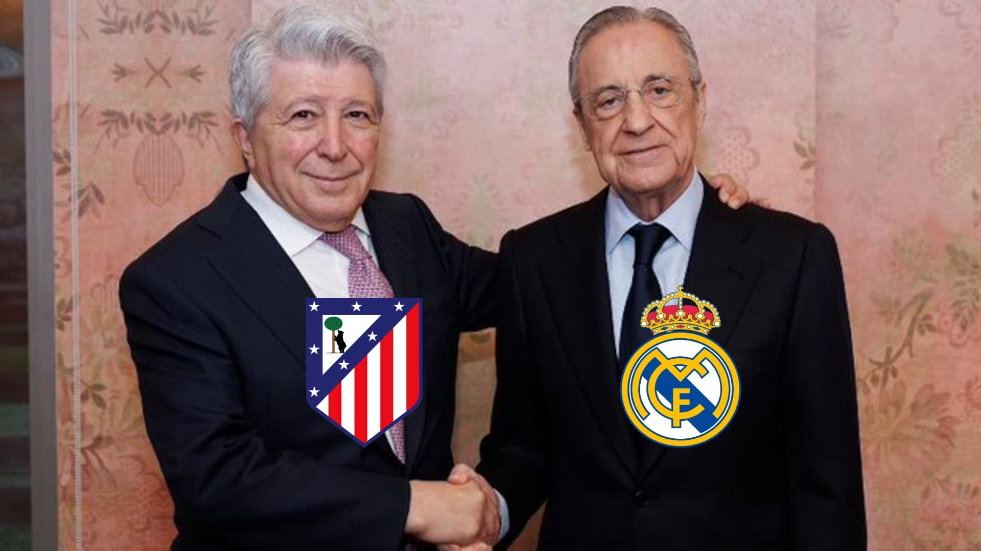 Florentino Pérez y Cerezo se reunieron antes del partido en una comida amistosa