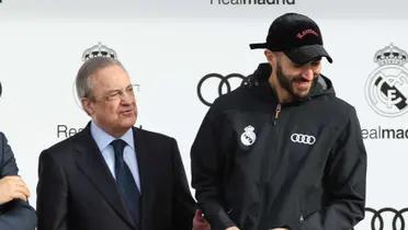 Florentino Pérez y Karim Benzema / Foto: Get Spanish