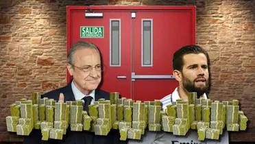 Florentino Pérez y Nacho del Real Madrid