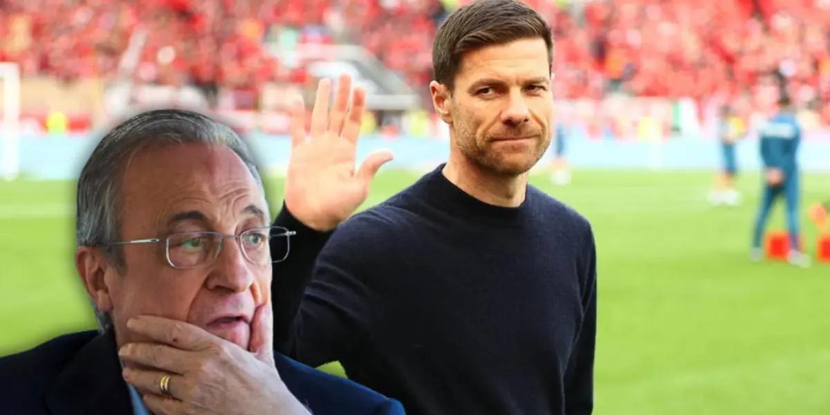 Florentino Pérez y Xabi Alonso Foto: ABC y Marca