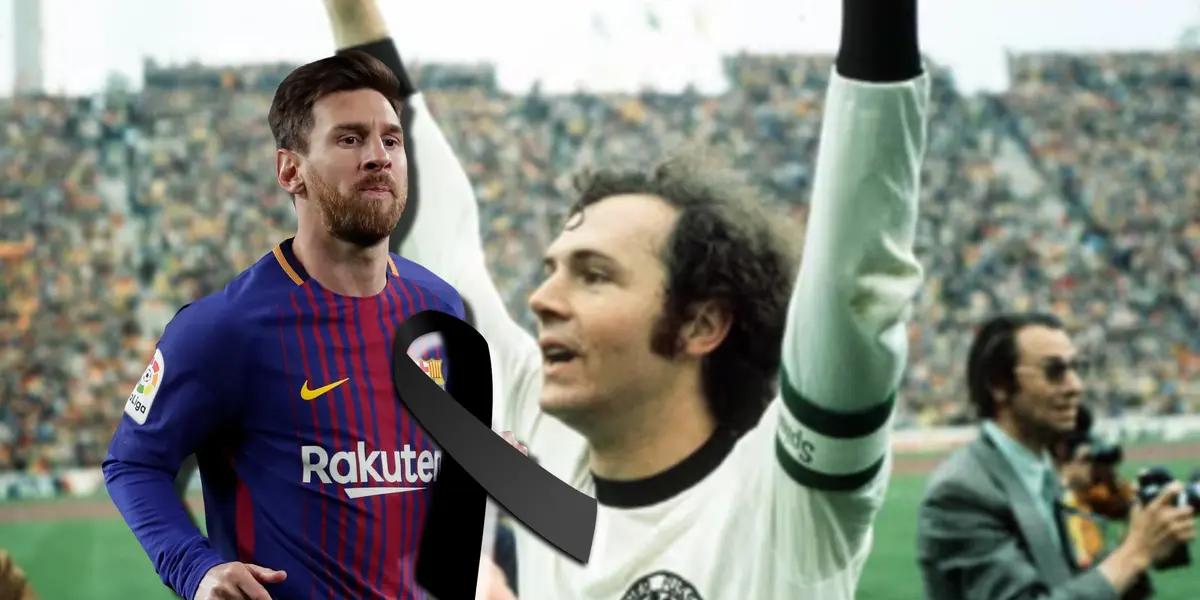 Franz Beckenbauer perdió la vida a los 78 años y esto hizo Leo Messi cuando se enteró
