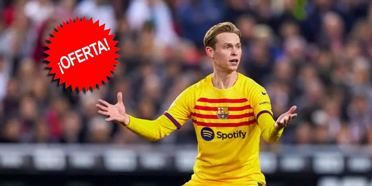Frenkie De Jong, mediocampista neerlandés de FC Barcelona.