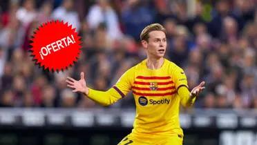 Frenkie De Jong, mediocampista neerlandés de FC Barcelona.