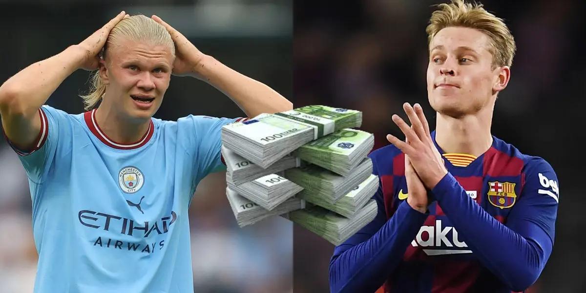 Frenkie De Jong podría dar el batacazo del mercado llegando a Manchester City que podría pagarle este sueldo