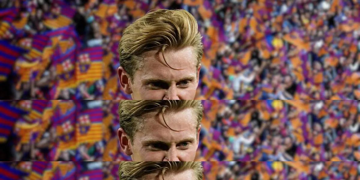 Frenkie De Jong no se quedó callado y también manifestó su malestar por la actuación del árbitro