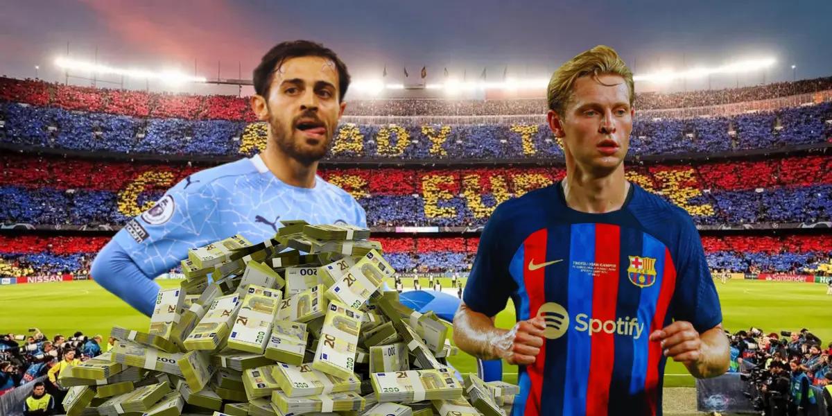 Frenkie De Jong, una pieza clave para el fichaje de Bernardo Silva.