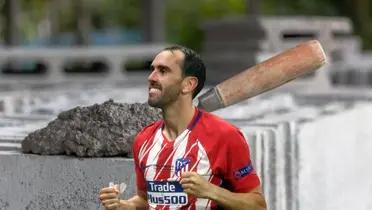 Fue campeón de Liga con Atleti y hoy vende cemento, esto quiere Godín para su futuro