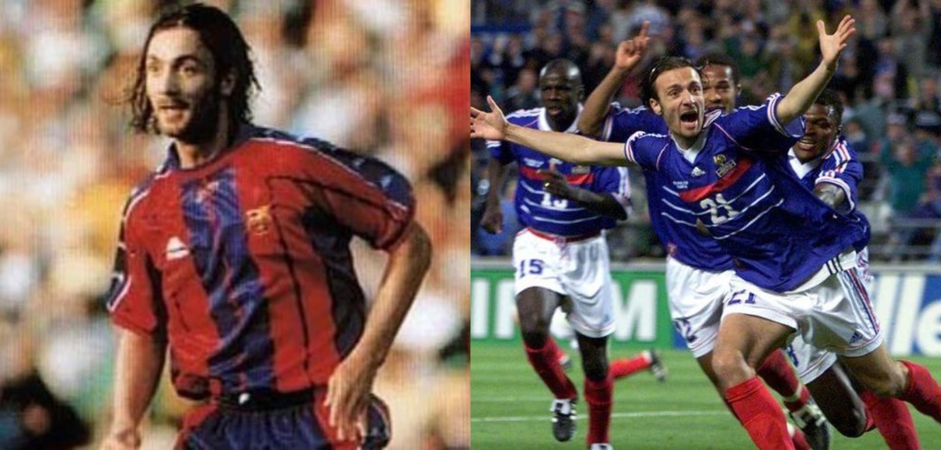 Fue campeón del mundo con Francia en el Mundial 1998, jugó en el Barcelona y a pesar de ser delantero no convirtió goles, Christophe Dugarry actualmente trabaja en la radio donde gana una fortuna.