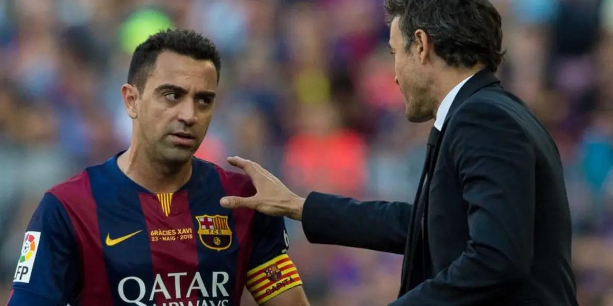 Fue compañero y lo dirigió, el filoso dardo de Luis Enrique a Xavi antes de enfrentarlo