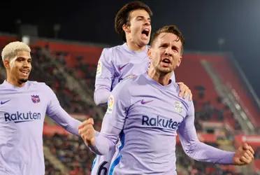 Fútbol Club Barcelona visita al Real Club Deportivo Mallorca en el Camp Nou por la 34ª jornada de La Liga Santander.