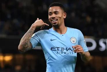 Gabriel Fernando de Jesus marcó cuatro goles por la Premier League para dejar al Manchester City en lo máss alto del campeonato. El Real Madrid, atento a los movimientos del brasilero.
