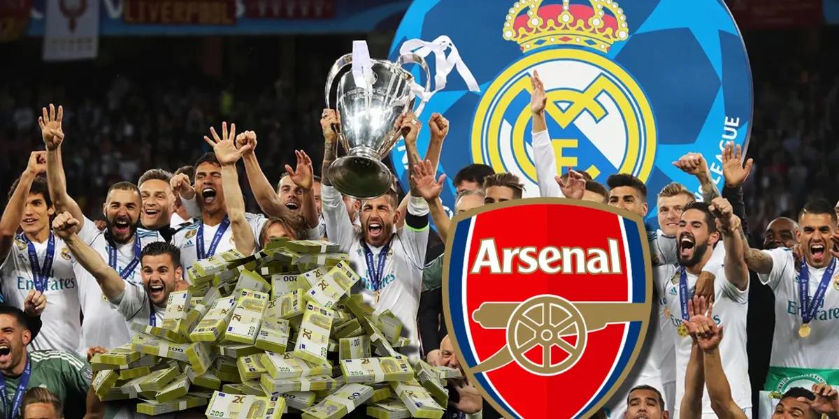 Ganó Champions con el Madrid, vale 25 millones y tiene 87 goles, ahora Arsenal quiere firmarlo