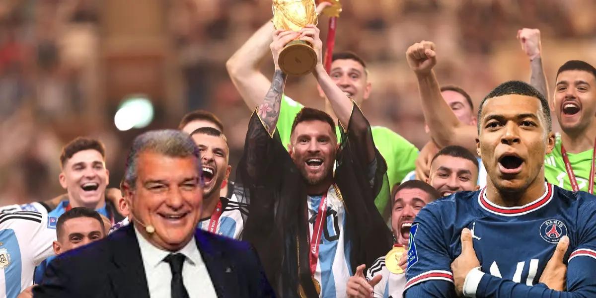 Ganó Champions y Mundial, Barça lo quiere para competirle al Madrid con Mbappé