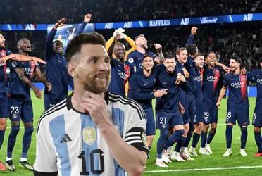 Ganó dos títulos con el cuadro parisino y hoy tiene un cuadro radial, el cual utilizó para arremeter contra el crack argentino