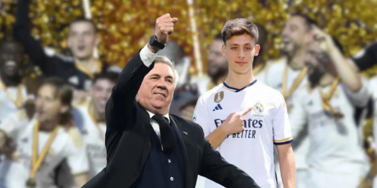 Ganó la Supercopa de España, pero mira la decisión de Ancelotti con Arda Guller