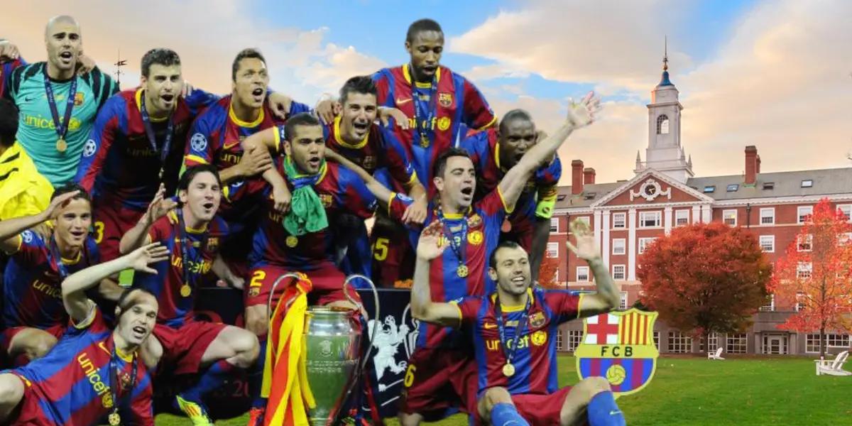 Ganó Mundial y Champions League con Barça pero también se graduó en Harvard