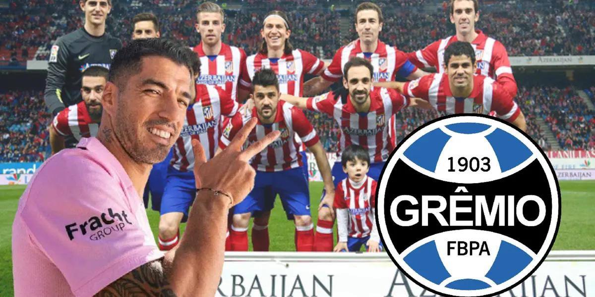 Ganó todo en Atleti, Gremio lo fichó porque Suárez se fue con Messi
