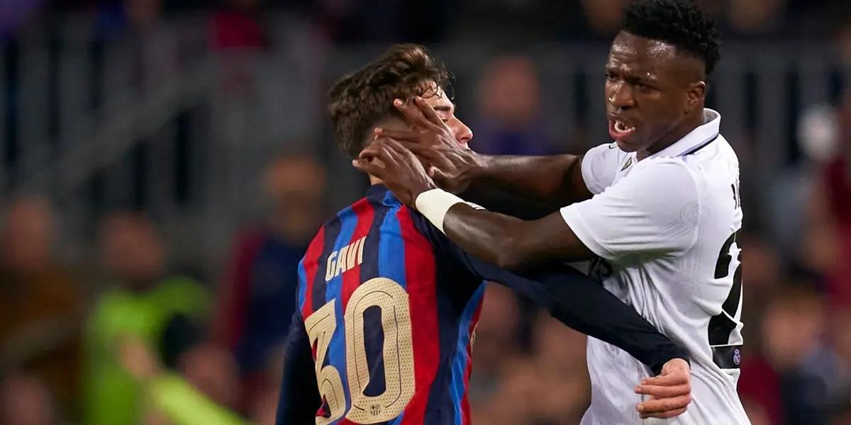 Gavi es un tipo temperamental cuando entra al campo de juego y siempre tiene broncas con los rivales