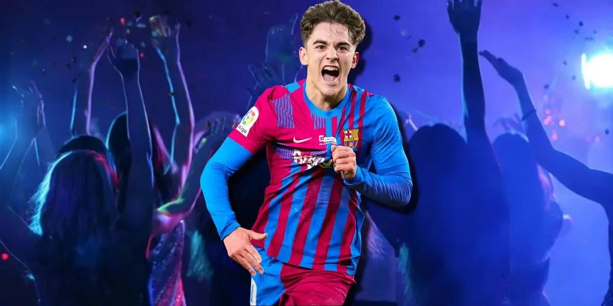 Gavi se sigue consolidando en el FC Barcelona y mira a lo que se dedica luego de sus prácticas en el equipo de Xavi