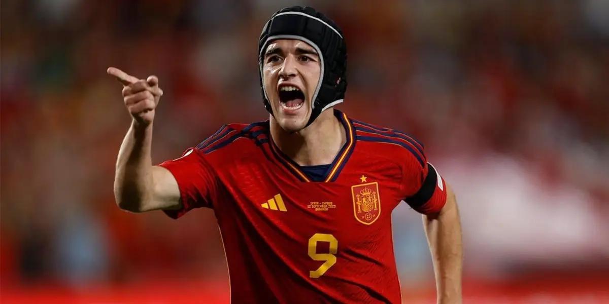 Gavi sufrió un golpe en el último entrenamiento de la Selección de España, previo al cotejo ante Escocia