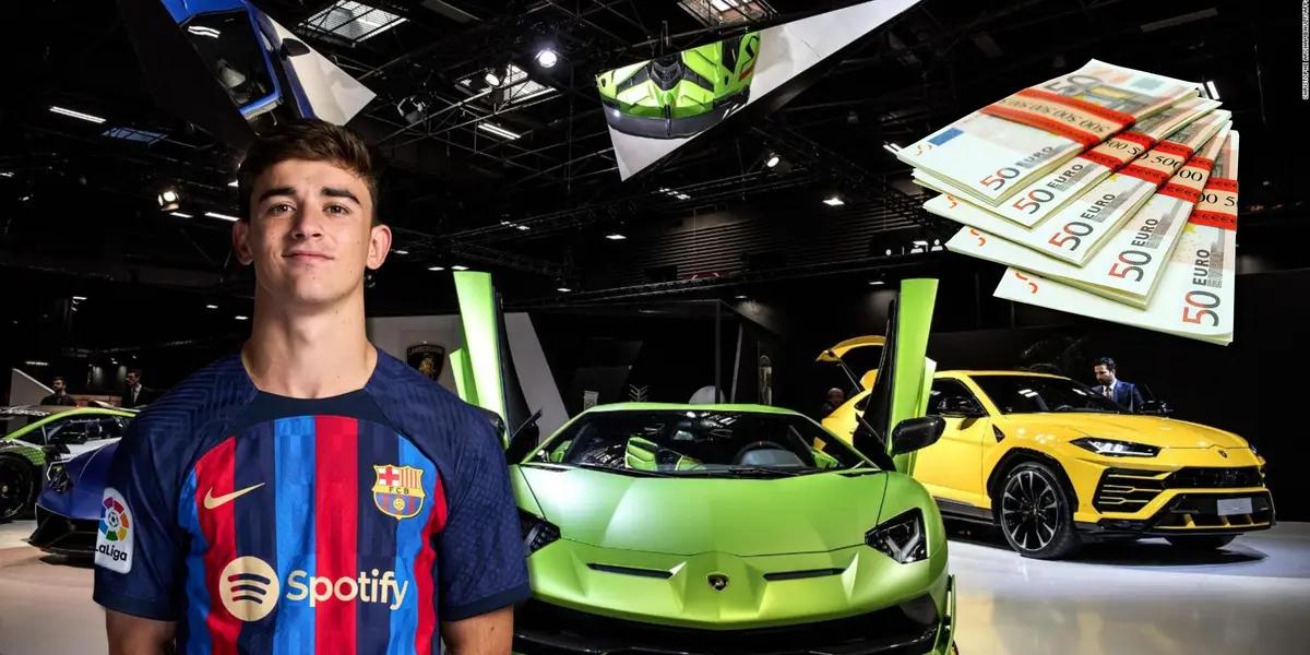 Gavi y el costoso auto de 200 mil euros que le espera al jugador del FC Barcelona