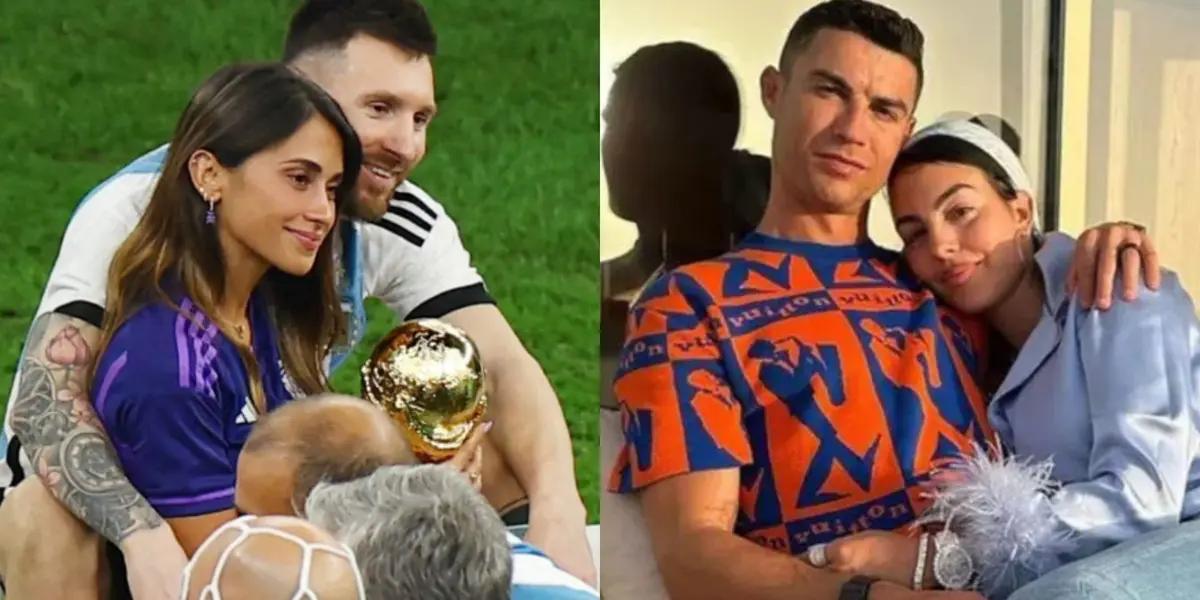 Georgina Rodríguez habría hecho enojar a Cristiano Ronaldo porque pasa gastando su dinero pero esta lección dio Antonela