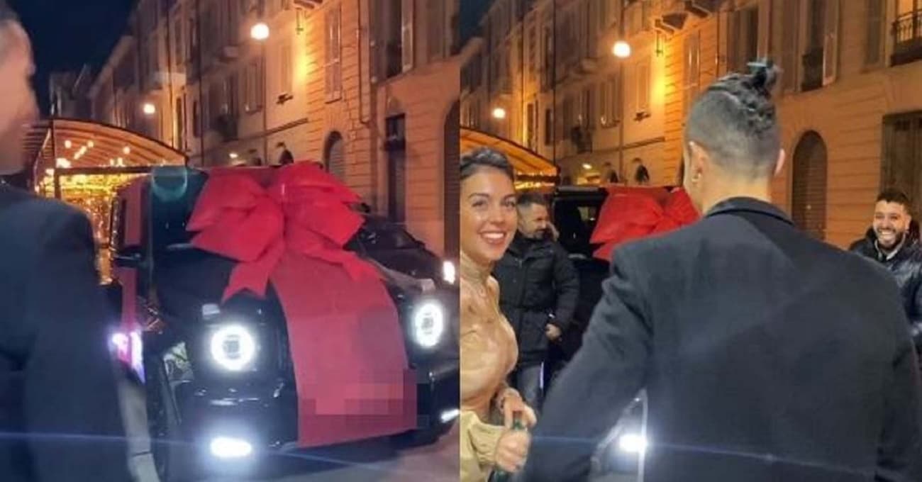 Georgina Rodríguez impactó al mundo con el regalo de Cristiano Ronaldo. La modelo latinoamericana mostró el extravagante regalo que tenía preparado para su pareja. Se trata de un todo terreno Mercedes AMG G 63 de más de 500cv que la novia del luso mostró en las redes y se hizo viral.