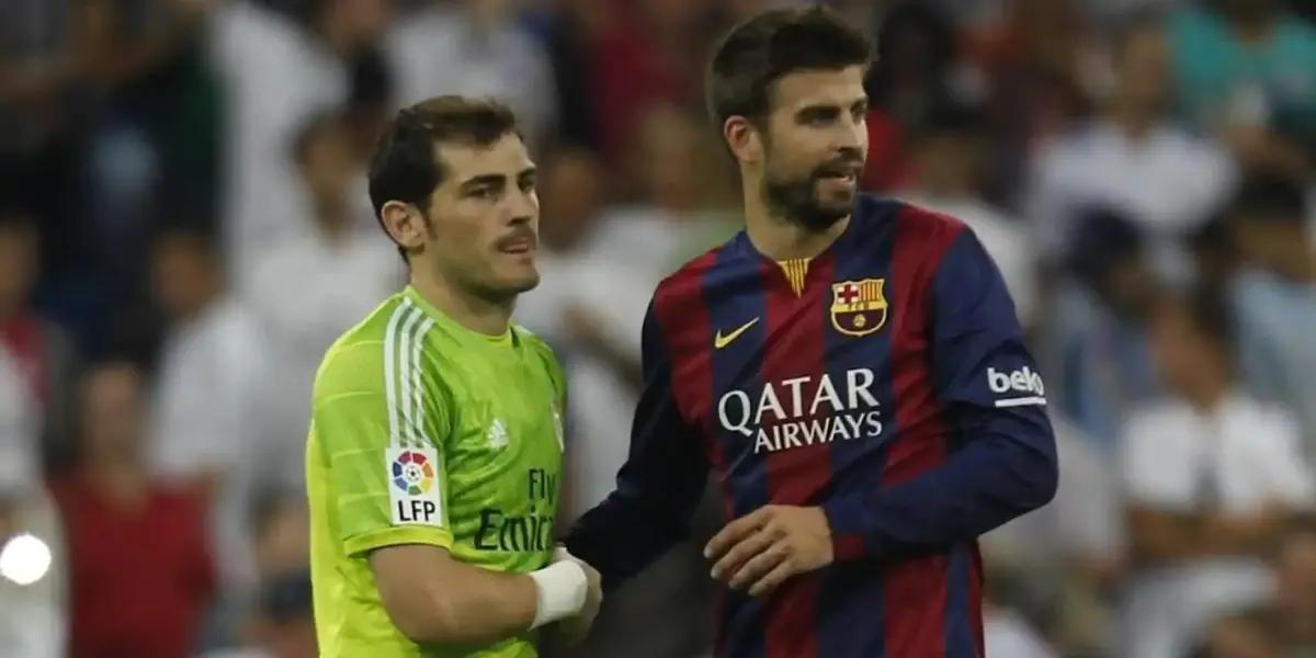 Gerard Piqué en una entrevista junto a Casillas vaciló al portero español