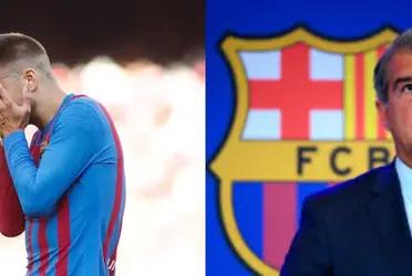 Gerard Piqué habría sido convocado a una reunión con Joan Laporta para exigirle que reduzca su salario en un 50% para poder anotar a los nuevos fichajes.