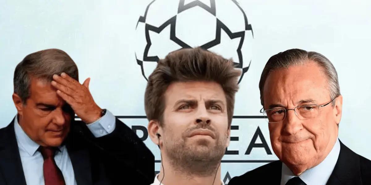 Gerard Piqué no coincide con la Superliga y ahora encontró una forma para desprestigiarla