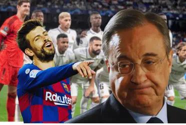 Gerard Piqué se roba a la máxima promesa del Real Madrid.