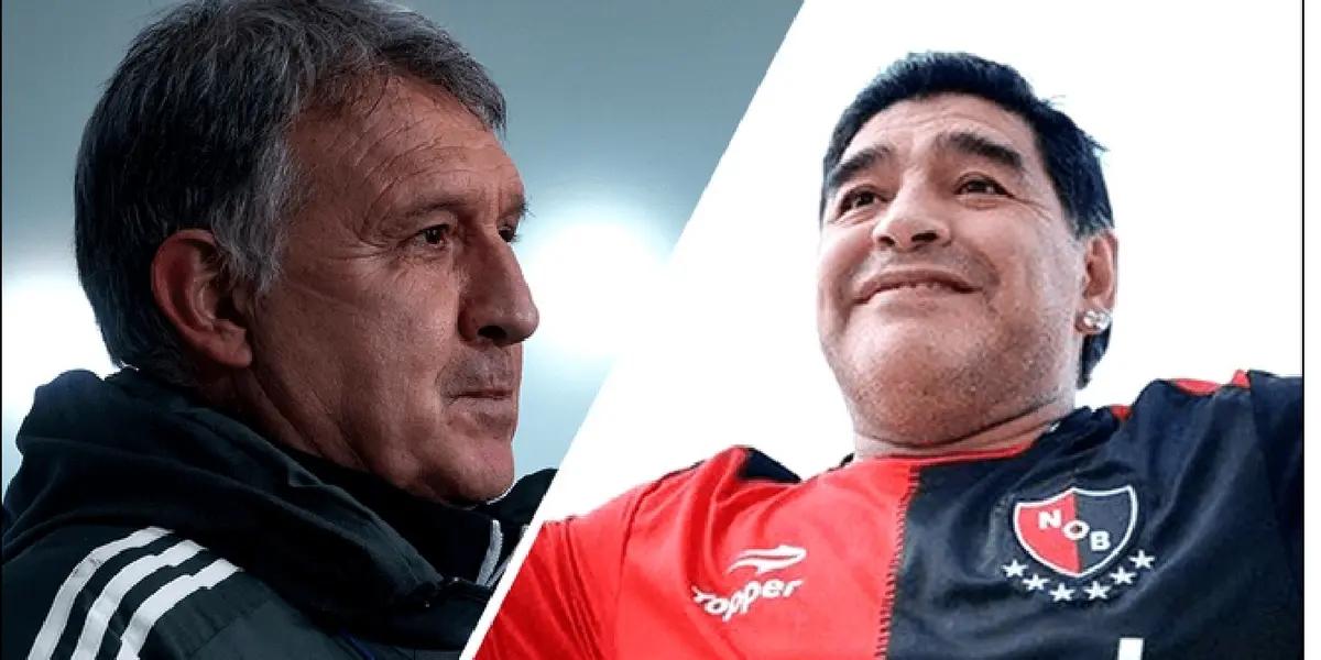 Gerardo Martino se emocionó al hablar de Diego Maradona.