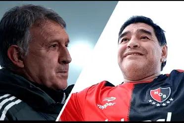 Gerardo Martino se emocionó al hablar de Diego Maradona.