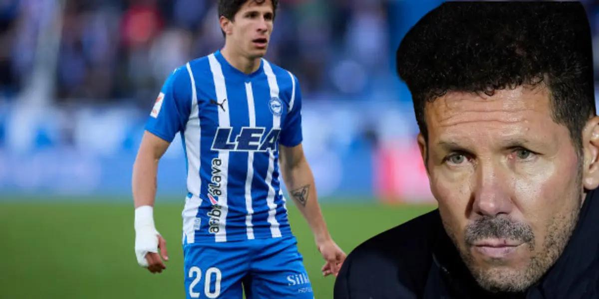 GIULIANO SIMEONE EN ALAVÉS. DIEGO SIMEONE SERIO