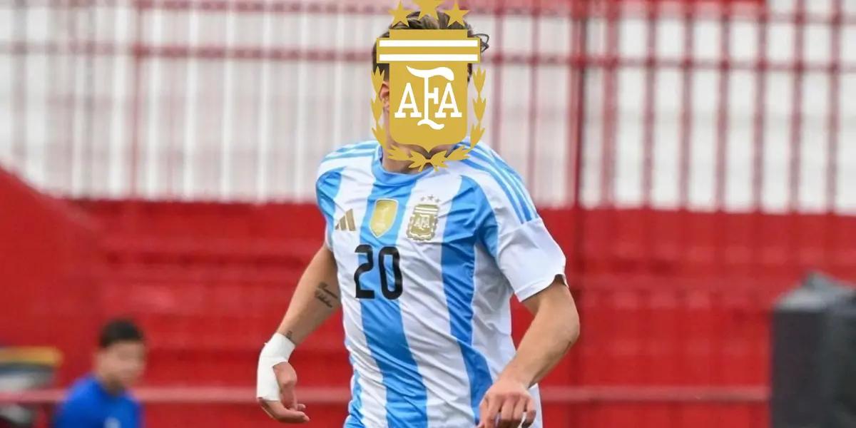 Giuliano Simeone será titular en la banda derecha de la selección ante Uruguay